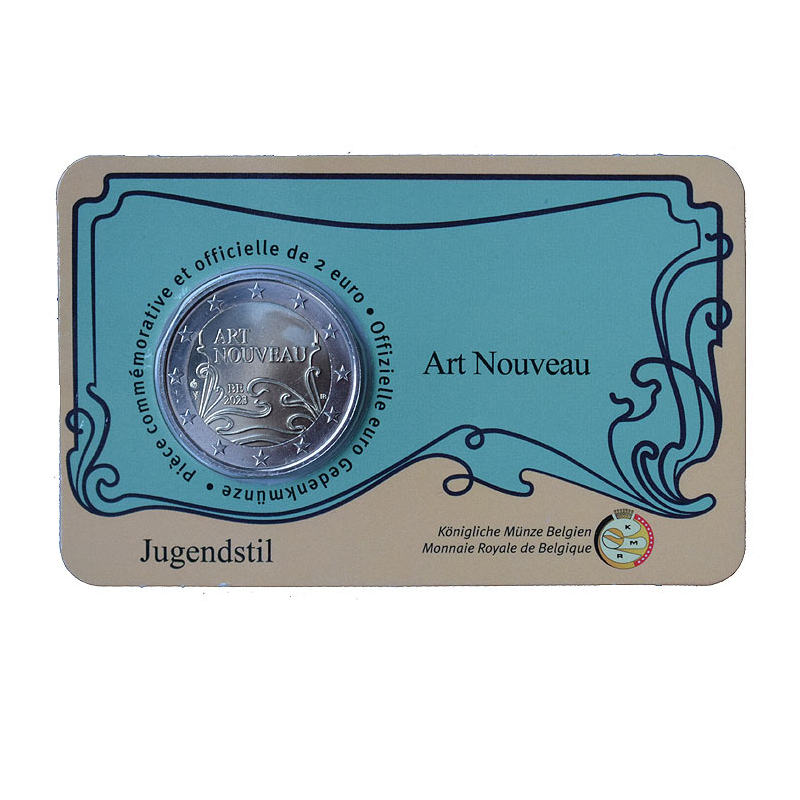 2 Euro Belgicko 2023 - Rok secesie (Francúzska verzia)