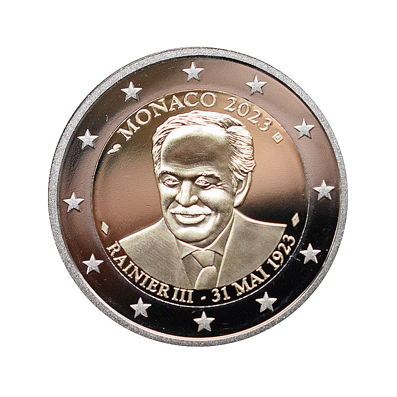 2 Euro Monako 2023 - Knieža Rainier III., Proof