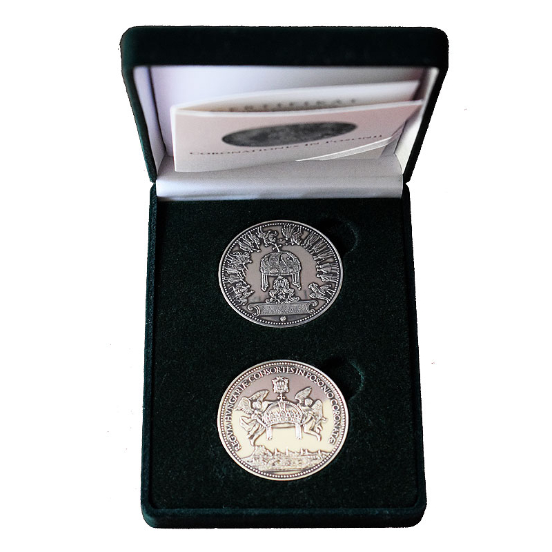 Strieborné medaily Galéria panovníkov korunovaných v Bratislave a ich manželky