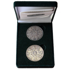 Silver medals Gallery of monarchs crowned in Bratislava and their wives