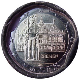 2 Euro Nemecko "D" 2010 - Brémy