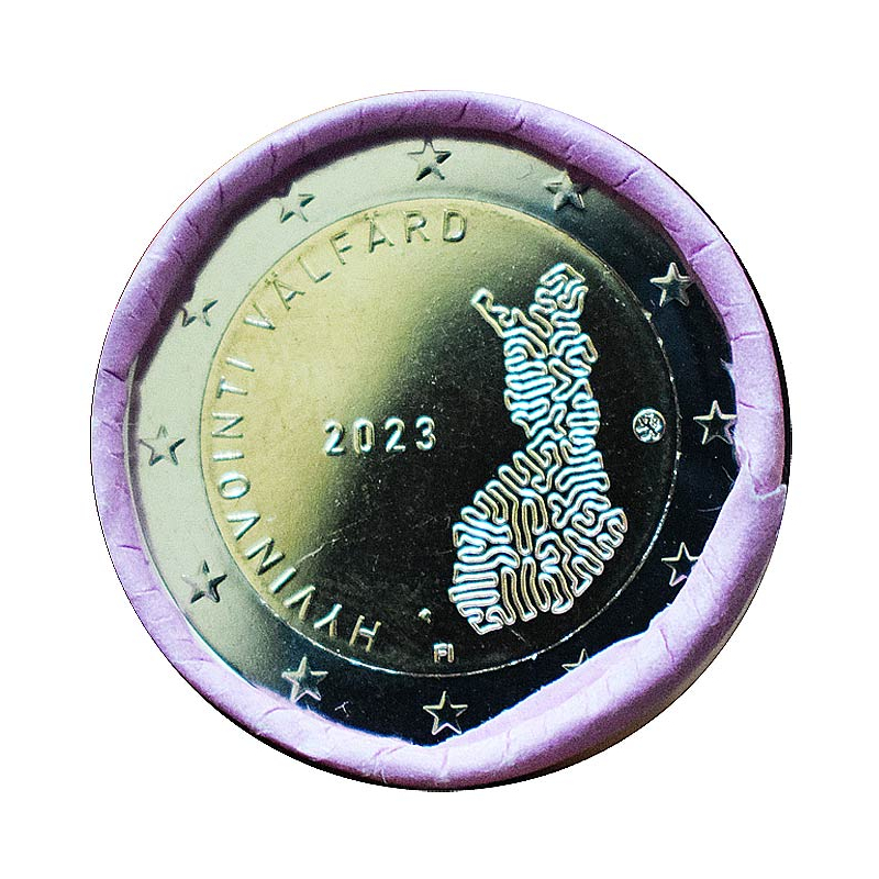 2 Euro Fínsko 2023 - Sociálna a zdravotná služba Fínska