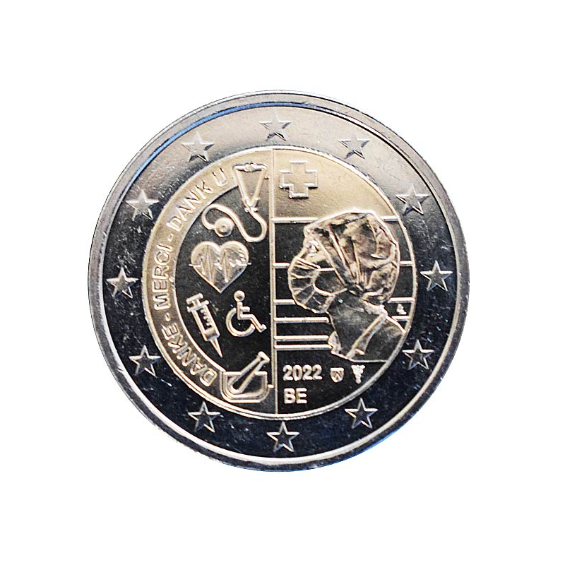 2 Euro Belgicko 2022 - Zdravotná starostlivosť
