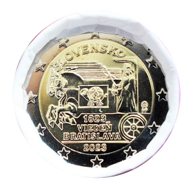 2 Euro Slovakia 2023 - 200th anniversary of the start of the horse-drawn express