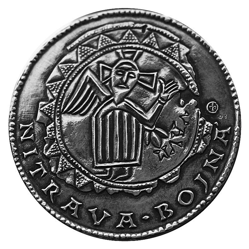 Strieborná medaila Nitrianske knieža Pribina, variant "B"