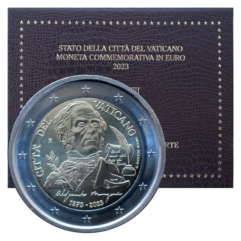 2 Euro Vatikán 2023 - Alessandro Manzoni