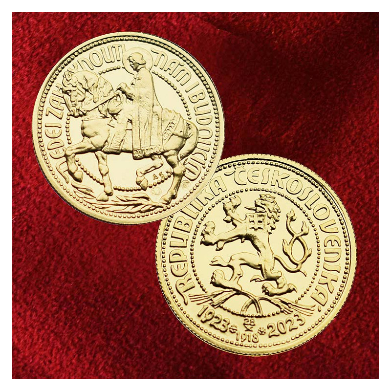 Výročná razba 1923 - 2023 čs. dukátu Antonín Mára