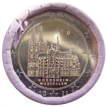 2 Euro Nemecko "D" 2011 - Severné Porýnie-Vestfálsko: Kolínska katedrála