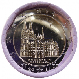 2 Euro / 2011 - Germany - North Rhine-Westphalia: Cologne Cathedral 'F'