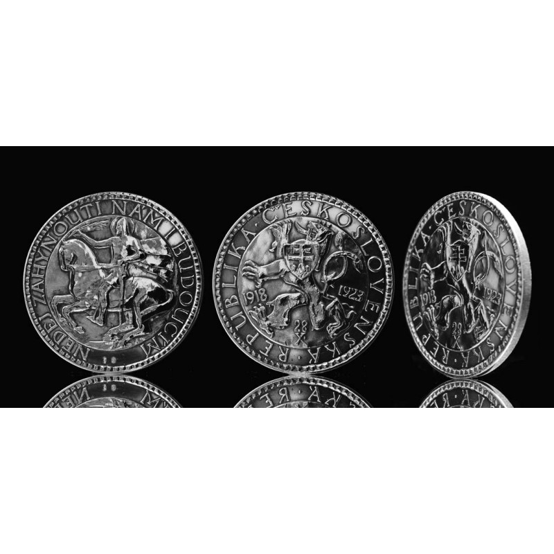 Competition proposals for Czechoslovak ducats minted in silver