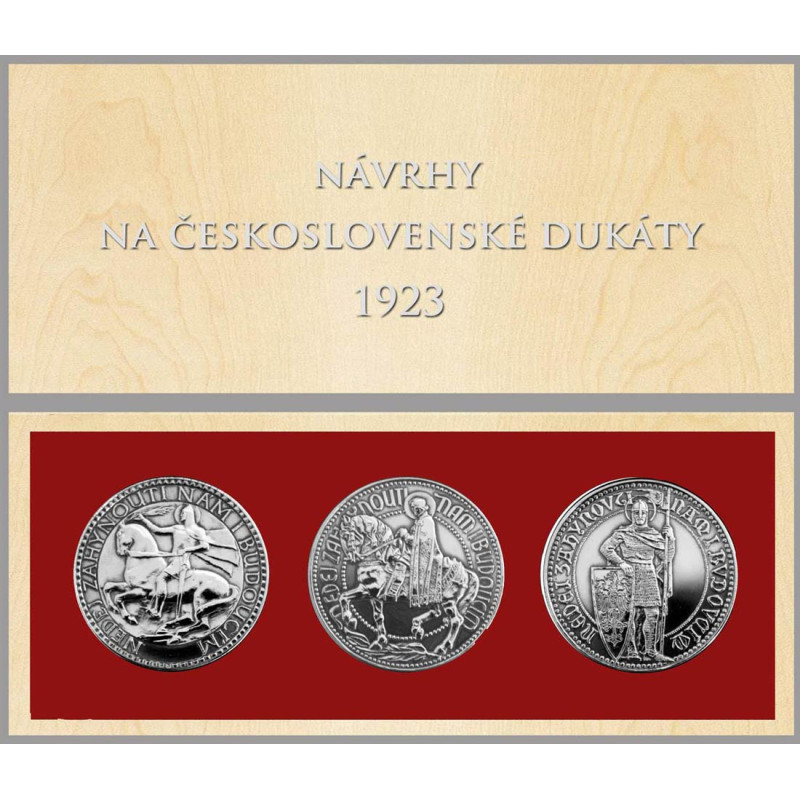 Competition proposals for Czechoslovak ducats minted in silver