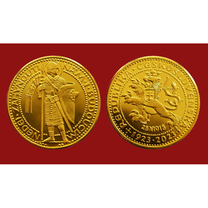 Annual coinage of the Czechoslovak Republic. 1-ducat Josef Šejnost