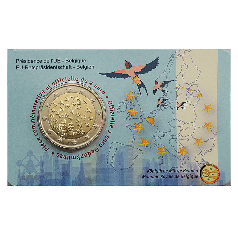 2Euro Belgicko 2024 - Predsedníctvo v Rade EU