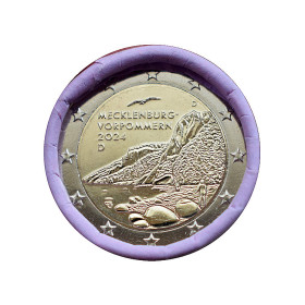 2 Euro Nemecko "D" 2024 - Mecklenburg - Pomoransko
