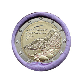 2 Euro Nemecko "J" 2024 - Mecklenburg - Pomoransko