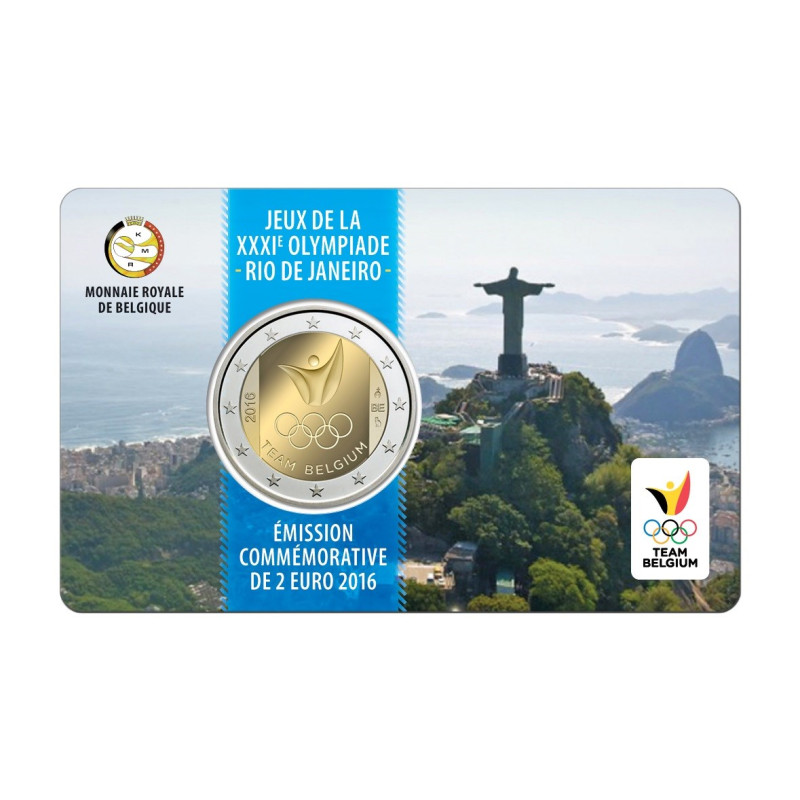2 Euro Belgium 2016 - Olympic Games in Rio (Team Belgium)