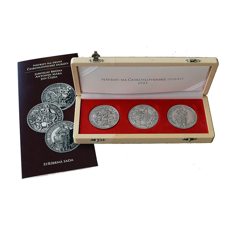 Competition proposals for Czechoslovak ducats minted in silver