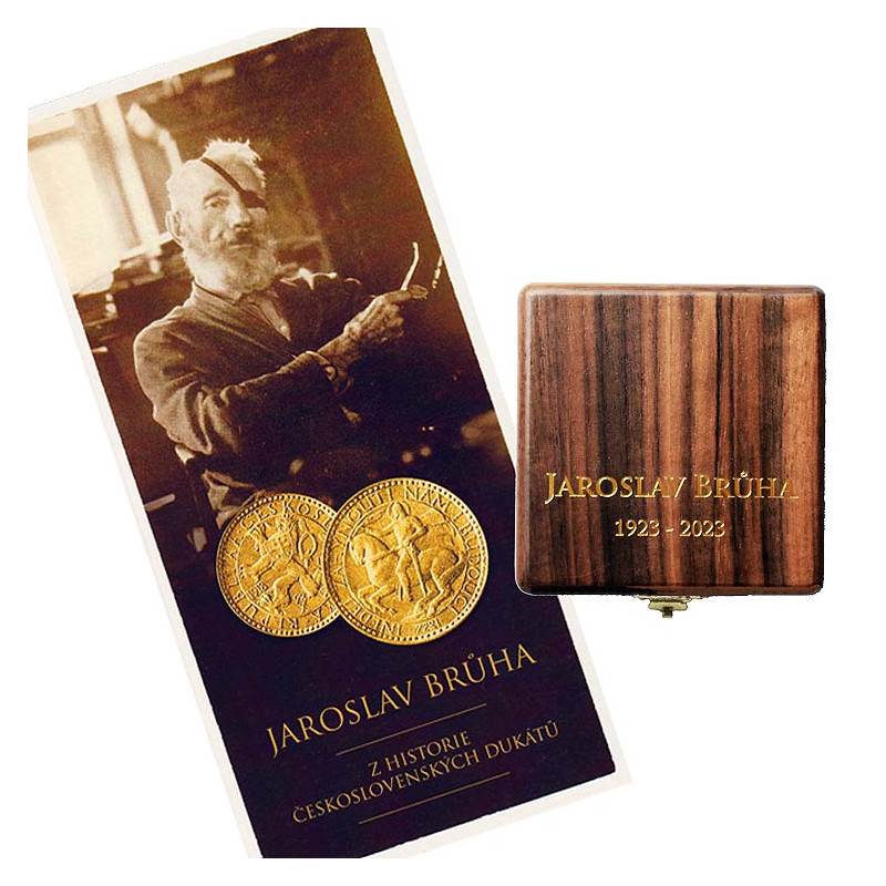 Annual mintage 1923 - 2023 Czechoslovak gold 1-ducat Jaroslav Bruha