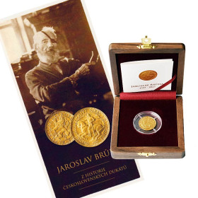 Výročná razba 1923 - 2023 čs. 1-dukátu Jaroslav Bruha