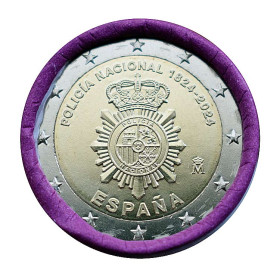 2 Euro Španielsko 2024 - Národná polícia Španielska