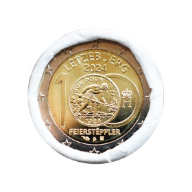 2 Euro Luxembursko 2024 - Frankove mince Feierstëppler