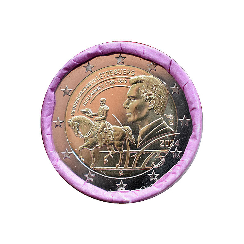 2 Euro Luxembursko 2024 - Úmrtie Guillaume II.