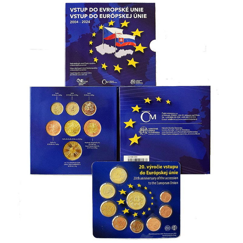 Sada mincí ČR a euromincí SR 2024 - Vstup do EÚ