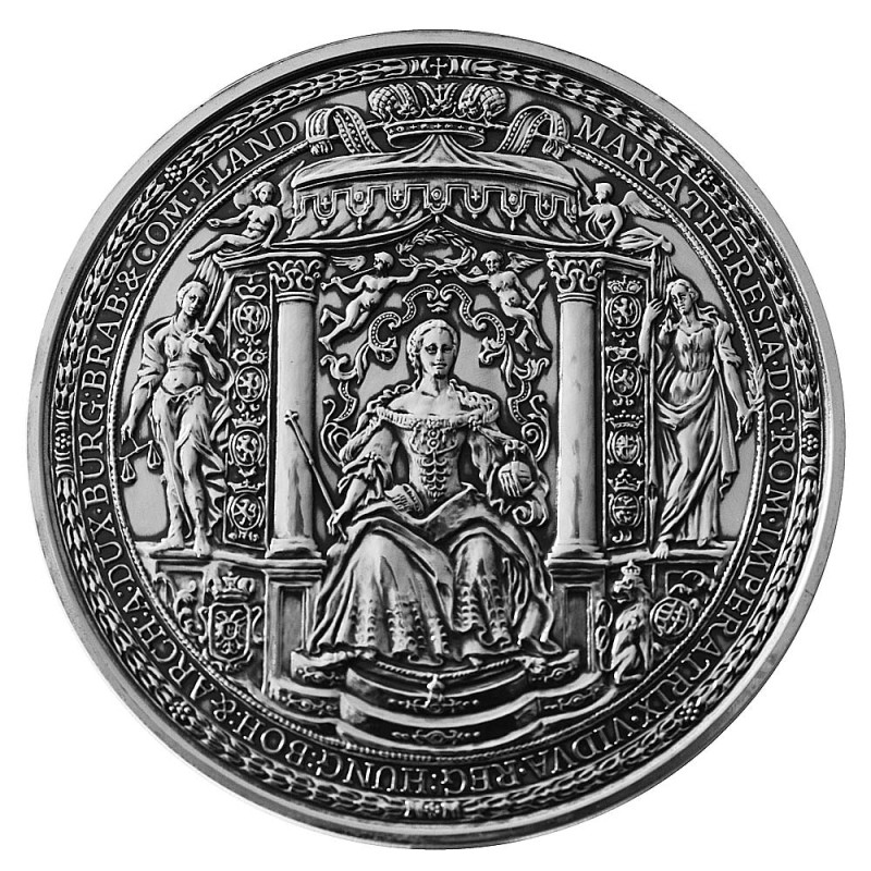 Great seal of Maria Theresa, silver medal