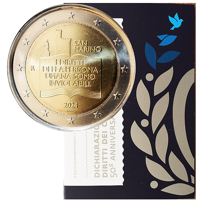 2 Euro San Maríno 2024 - Deklarácia