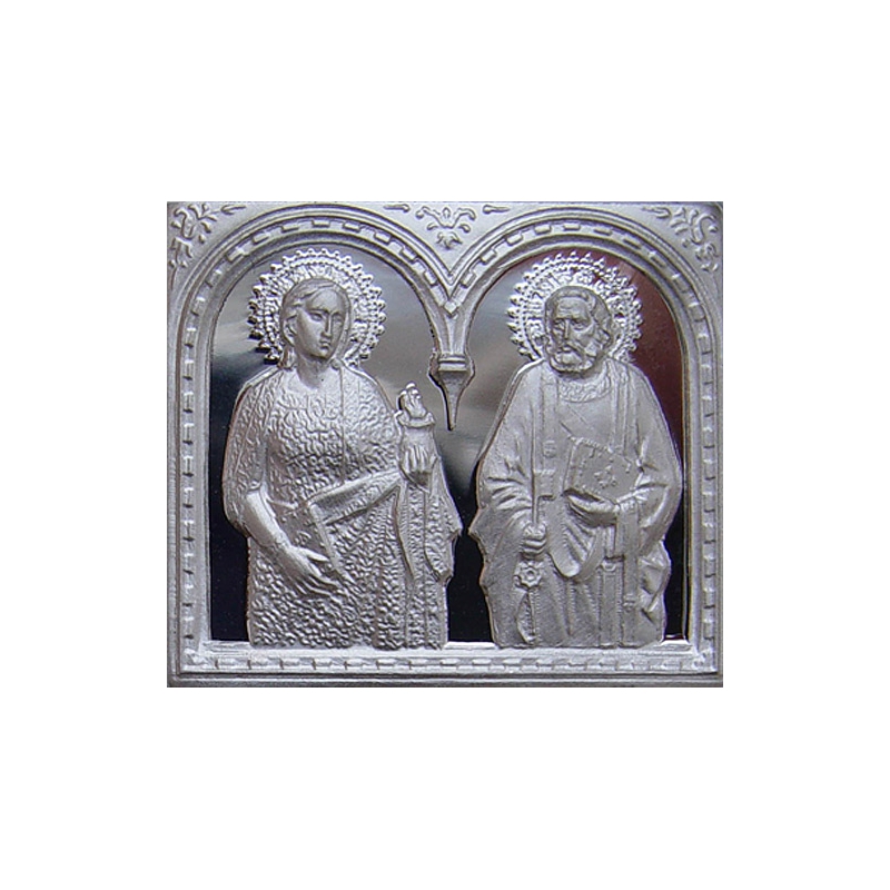 The Bojnice Altar on the silver plaques