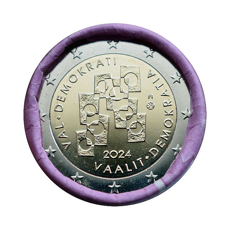 2 Euro Fínsko 2024 - Voľby a demokracia vo Fínsku