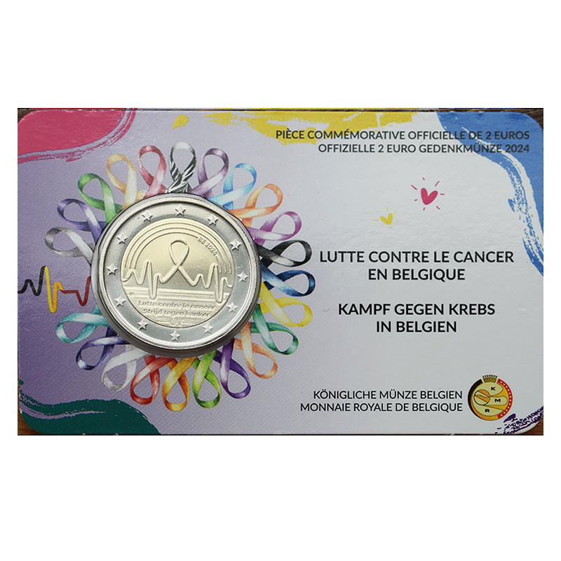 2 Euro Belgium 2024 - Fight against cancer