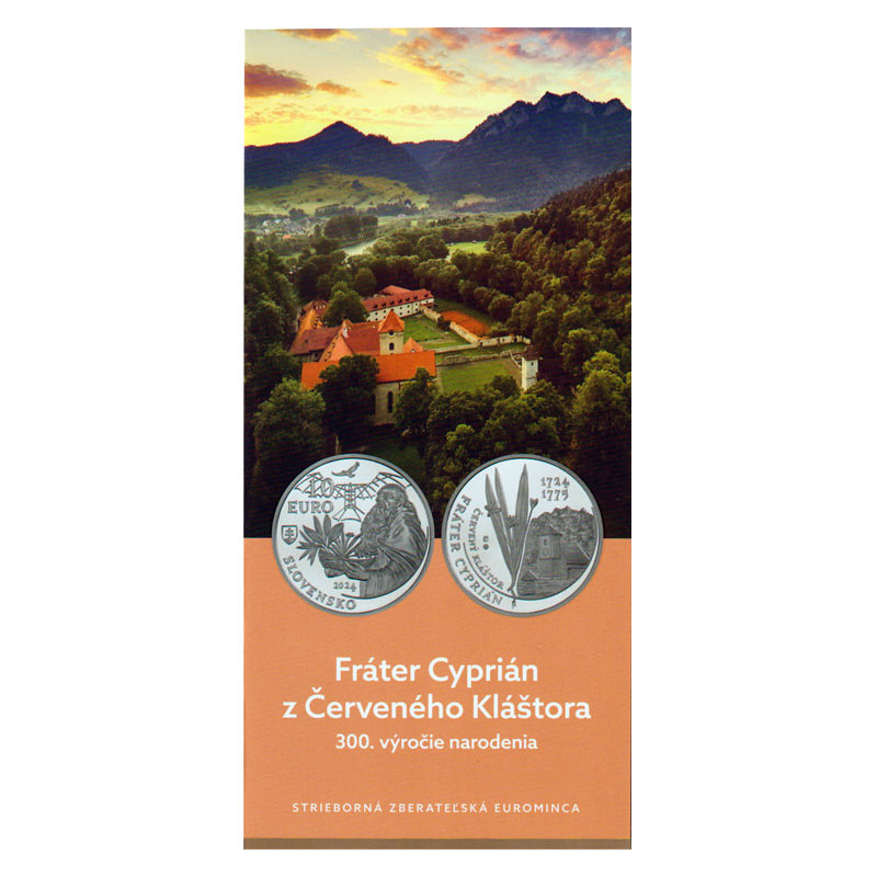 10 Euro 2024 - Mních Cyprián z Červeného Kláštora, Proof