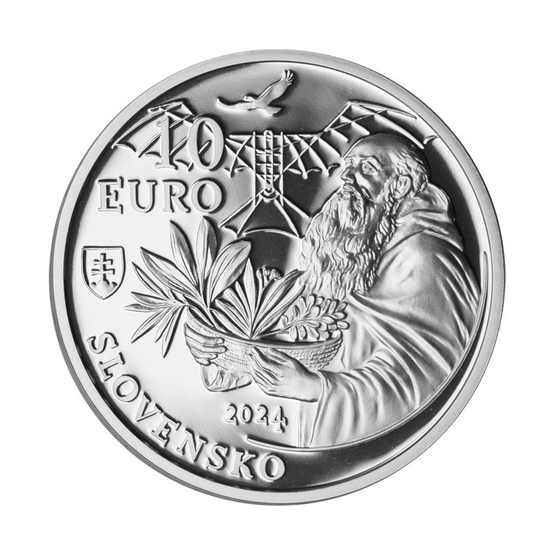 10 Euro 2024 - Mních Cyprián z Červeného Kláštora, Proof