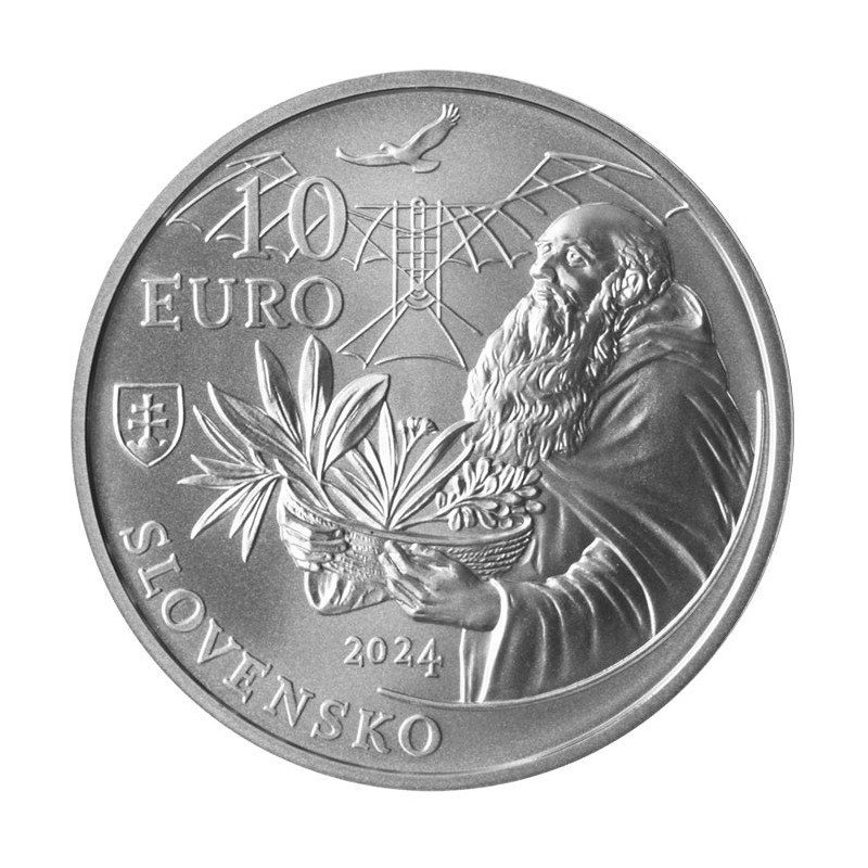 10 Euro 2024 - Mních Cyprián z Červeného Kláštora, bežná kvalita