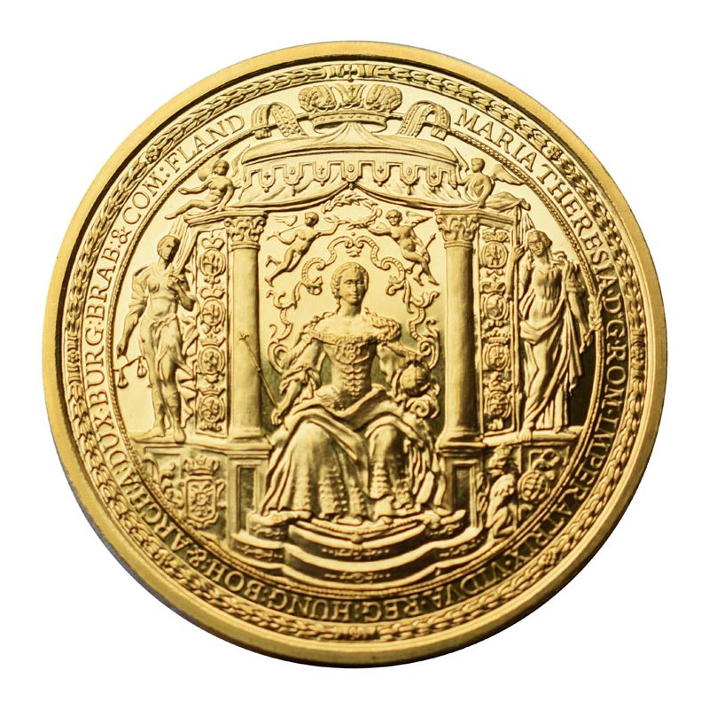 Historická veľká pečať Márie Terézie, Au+Ag sada