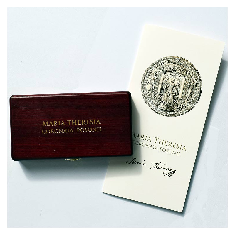 Historical Great Seal of Maria Theresa, Au+Ag set