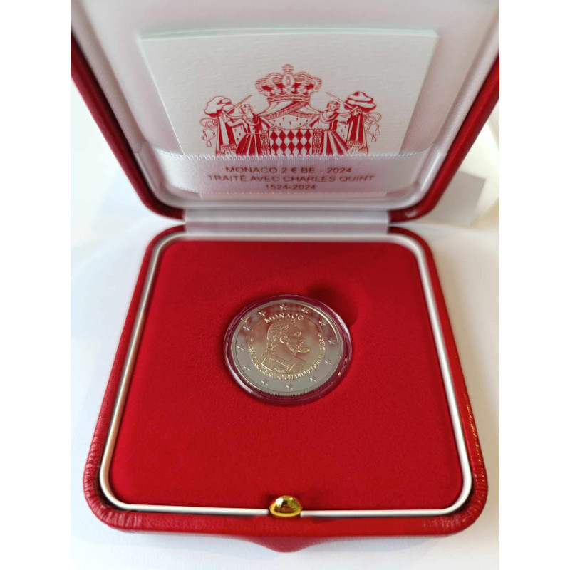2 Euro Monako 2024 - Burgosská zmluva s Karolom V., Proof