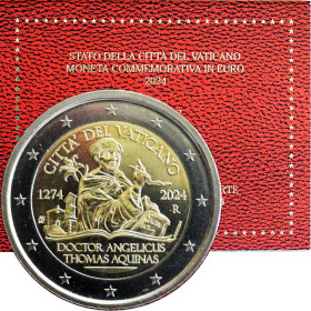 2 Euro Vatican 2024 - Saint Thomas Aquinas