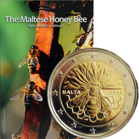 2 Euro Malta 2024 - Maltská Včela medonosná