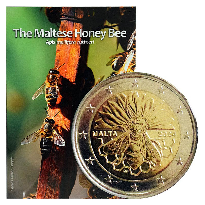 2 Euro Malta 2024 - Maltská Včela medonosná