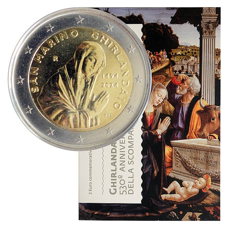 2 Euro San Maríno 2024 - Domenico Ghirlandaio