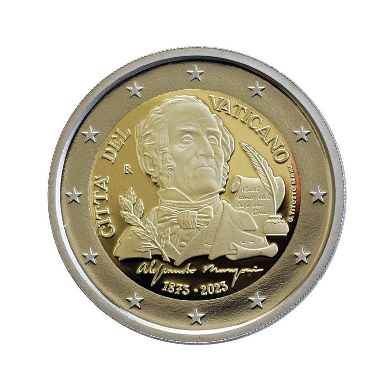 2 Euro Vatikán 2023 - Alessandro Manzoni, Proof kvalita