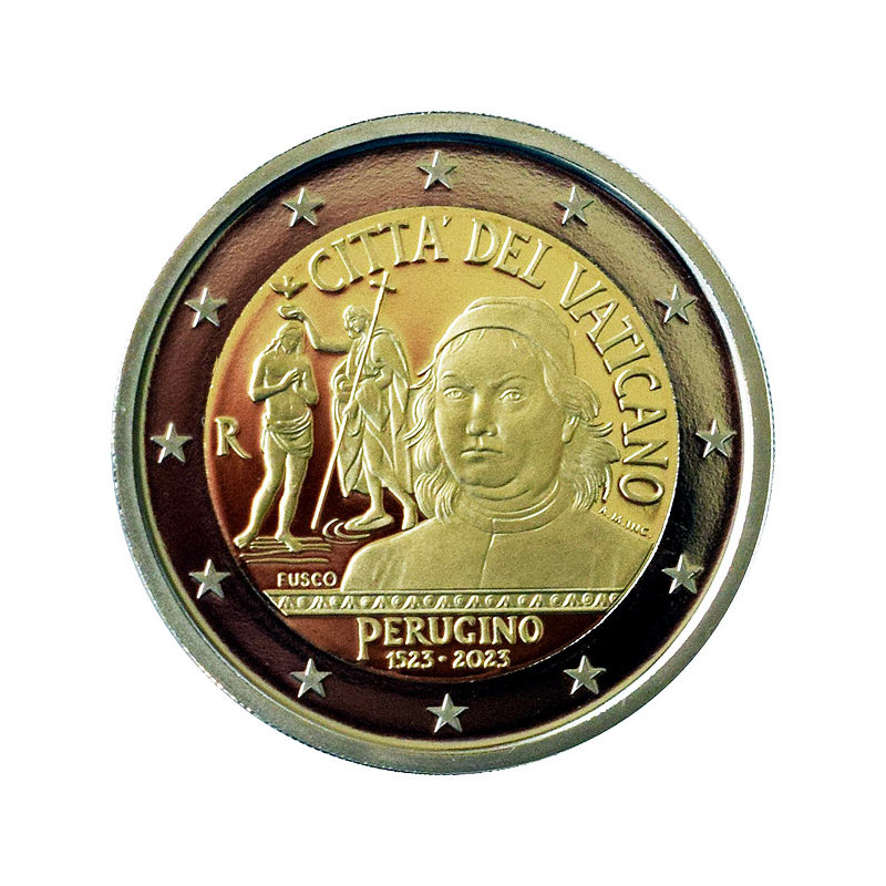 2 Euro Vatikán 2023 - Pietro Perugino, Proof kvalita