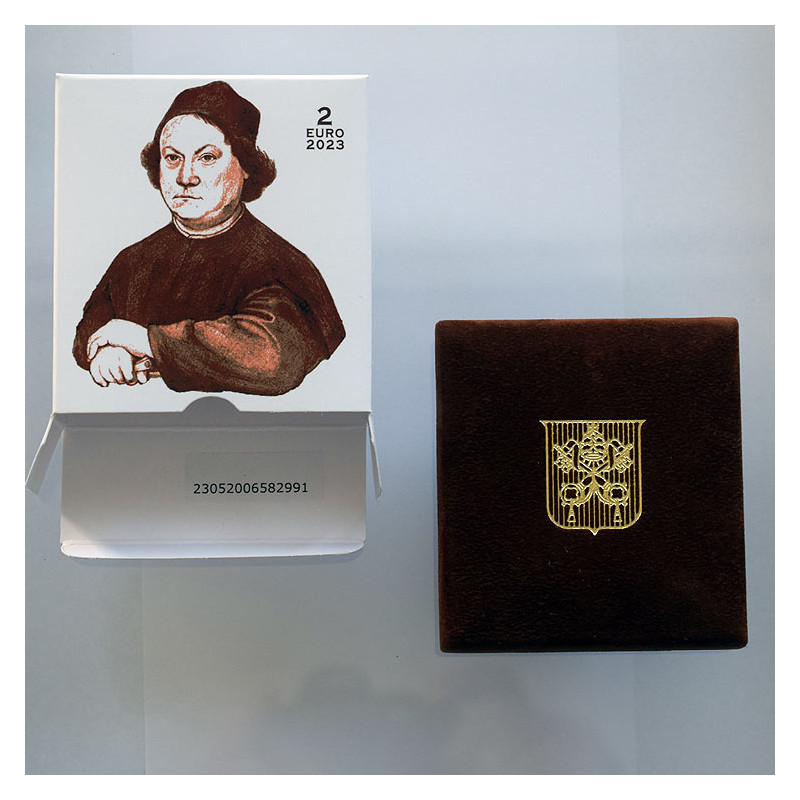 2 Euro Vatikán 2023 - Pietro Perugino, Proof kvalita