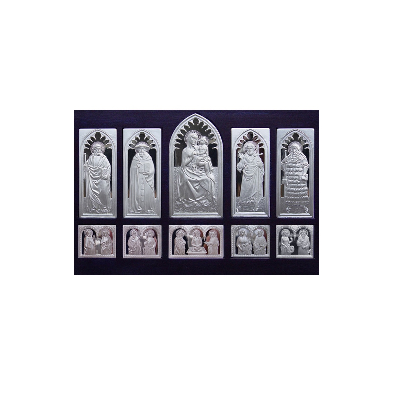 The Bojnice Altar on the silver plaques
