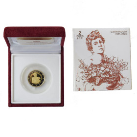 2 Euro Vatikán 2021 - Caravaggio, Proof kvalita