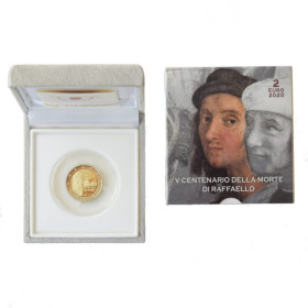 2 Euro Vatikán 2020 - Raffaello, Proof kvalita