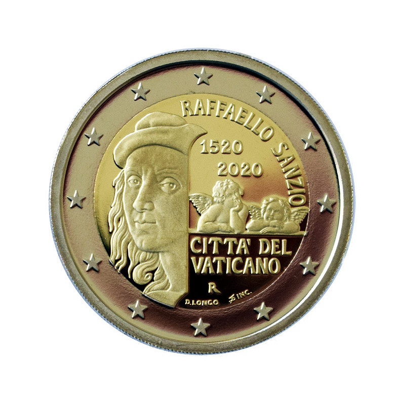 2 Euro Vatikán 2020 - Raffaello, Proof kvalita