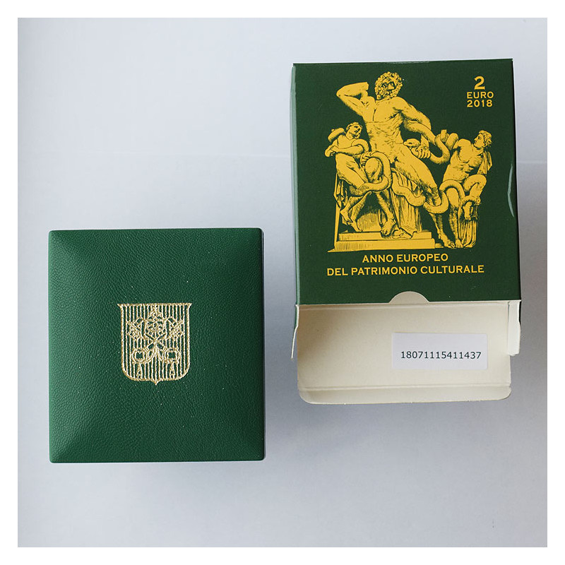 2 Euro Vatikán 2018 - Kultúrne dedičstvo, Proof